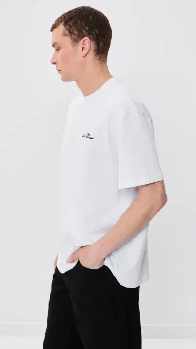 Les Deux Crew T-Shirt White/Black S | Thumbnail 4