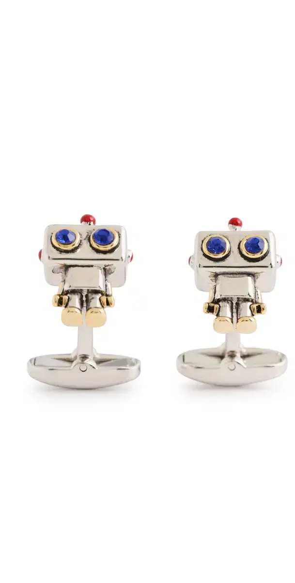Paul Smith Robot Cufflinks Silver One Size