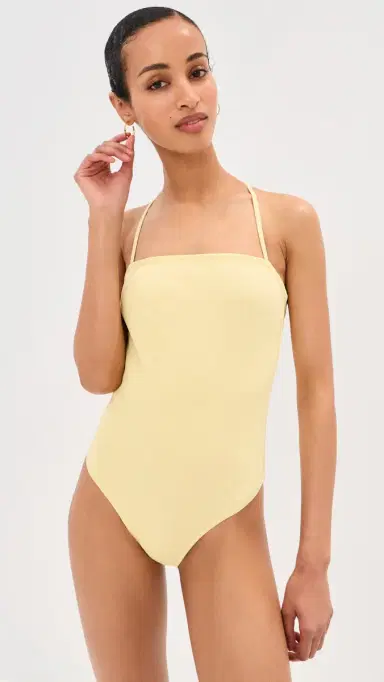 LE BOP Square Neck One Piece Mellow Yellow L | Thumbnail 2