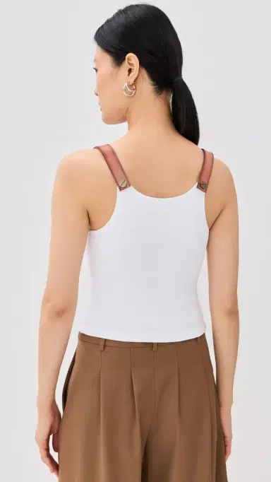 Monse Leather Strap Tank Top | Thumbnail 3