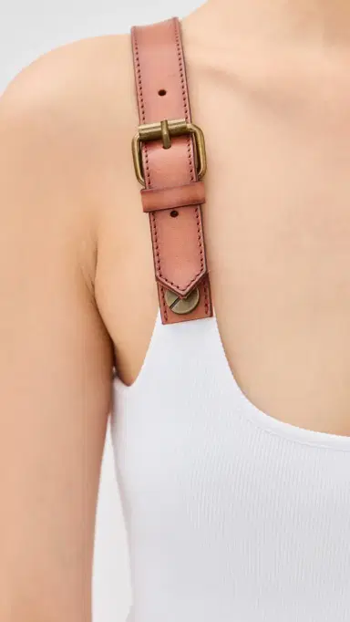 Monse Leather Strap Tank Top | Thumbnail 6