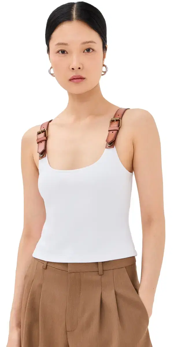 Monse Leather trap Tank Top