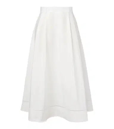 RÓHE Róhe Embroidered cotton poplin maxi skirt | Thumbnail 1