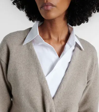 RÓHE Róhe Wool and cashmere wrap cardigan | Thumbnail 3