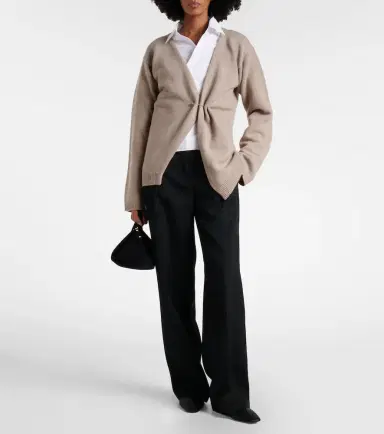 RÓHE Róhe Wool and cashmere wrap cardigan | Thumbnail 4