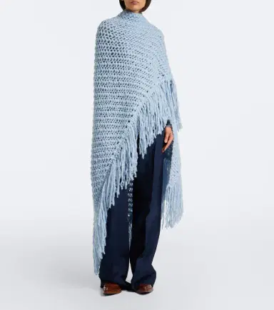 Gabriela Hearst Lauren fringed cashmere shawl | Thumbnail 2