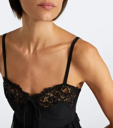 Chloé Chloé Ruffled silk crêpe de chine top | Thumbnail 3