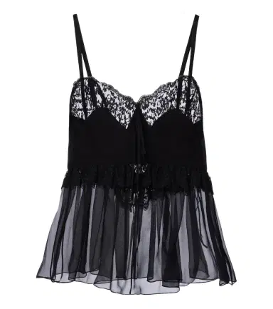 Chloé Chloé Ruffled silk crêpe de chine top | Thumbnail 1