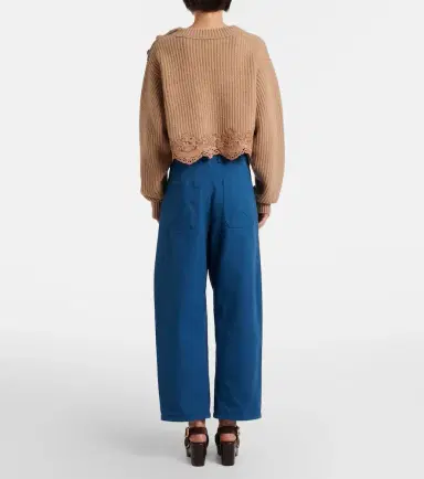 Chloé Chloé Cropped barrel-leg pants | Thumbnail 5 Chloé Chloé Cropped barrel-leg pants | Thumbnail 5
