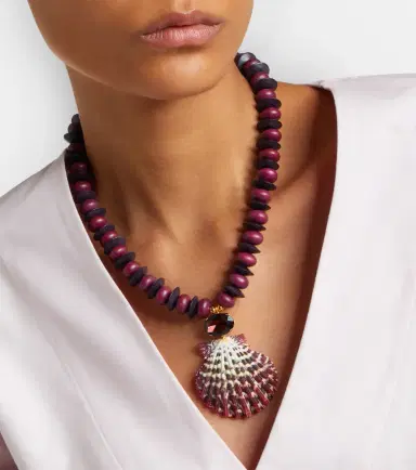 Jennifer Behr Miranda beaded pendant necklace | Thumbnail 4 Jennifer Behr Miranda beaded pendant necklace | Thumbnail 4