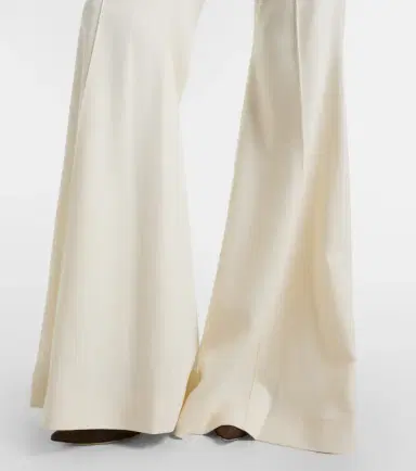 Costarellos Daline wool-blend flared pants | Thumbnail 3 Costarellos Daline wool-blend flared pants | Thumbnail 3