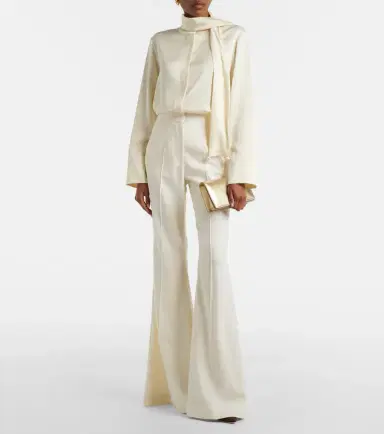 Costarellos Daline wool-blend flared pants | Thumbnail 6 Costarellos Daline wool-blend flared pants | Thumbnail 6