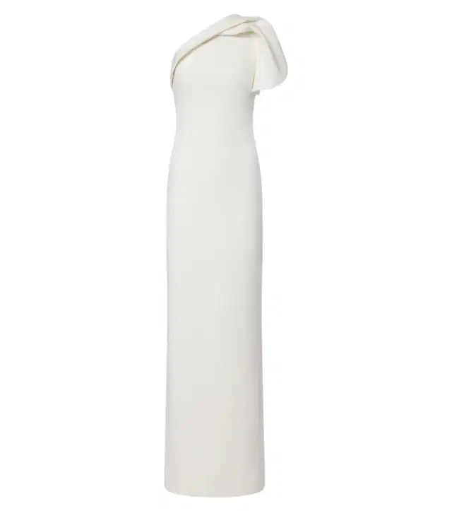 Safiyaa One-shoulder crêpe gown