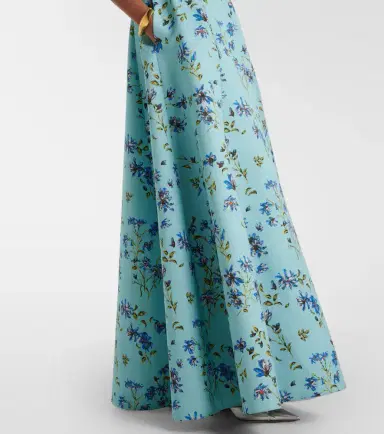 Emilia Wickstead Ragna floral taffeta faille gown | Thumbnail 3