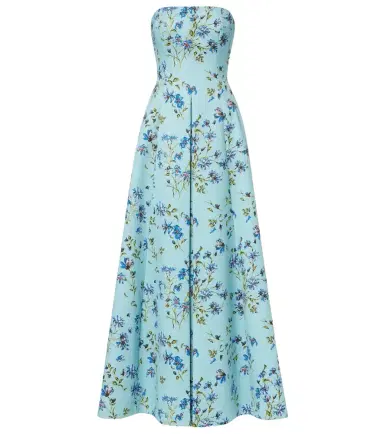 Emilia Wickstead Ragna floral taffeta faille gown | Thumbnail 1