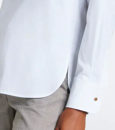 Max Mara Cotton-blend poplin shirt | Thumbnail 4 Max Mara Cotton-blend poplin shirt | Thumbnail 4
