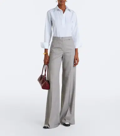 Max Mara Cotton-blend poplin shirt | Thumbnail 5 Max Mara Cotton-blend poplin shirt | Thumbnail 5