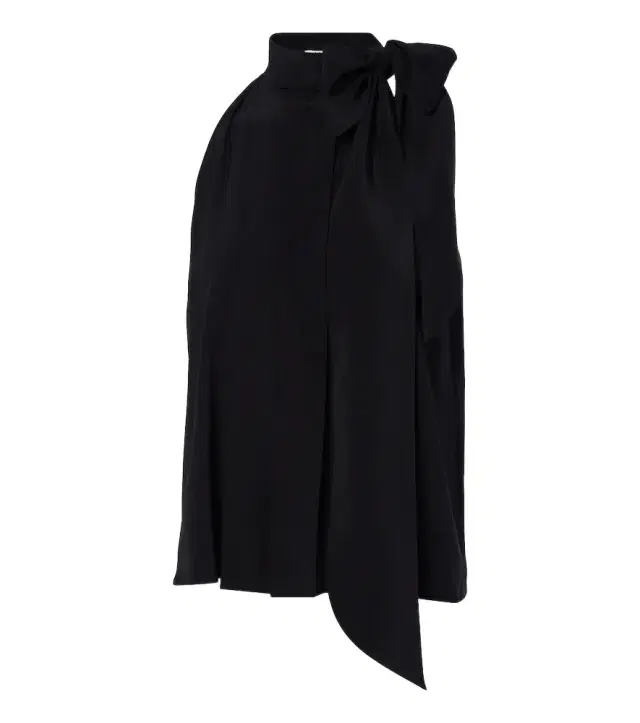 Max Mara Pleated tie-neck silk crêpe de chine top