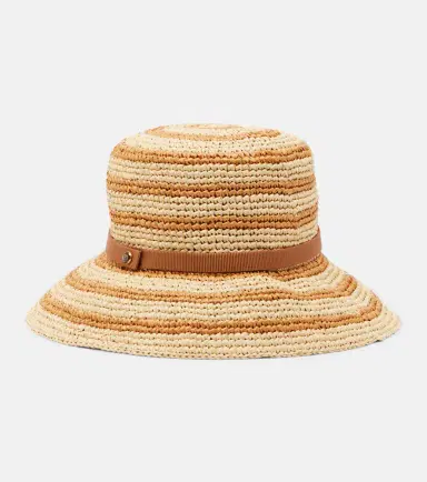 Valentino VLogo raffia bucket hat | Thumbnail 3