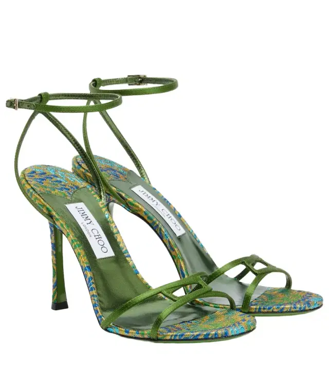 Jimmy Choo 1998 Leo satin sandals