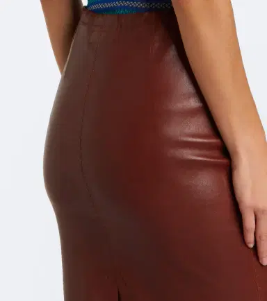 STOULS Gilda leather midi skirt | Thumbnail 3