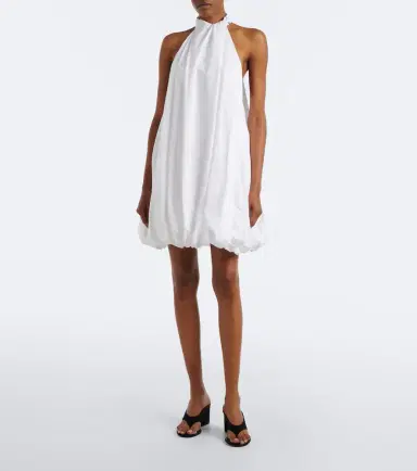 Alaïa Alaïa Halterneck cotton poplin minidress | Thumbnail 2