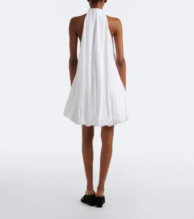 Alaïa Alaïa Halterneck cotton poplin minidress | Thumbnail 3