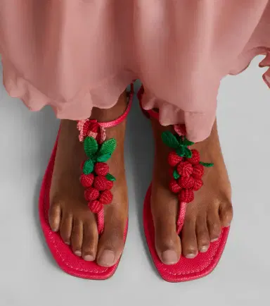 Aquazzura Berry raffia-effect thong sandals | Thumbnail 6 Aquazzura Berry raffia-effect thong sandals | Thumbnail 6