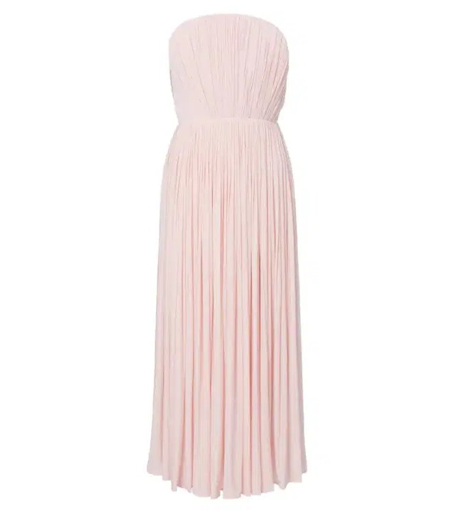 Magda Butrym Pleated bustier cocktail dress