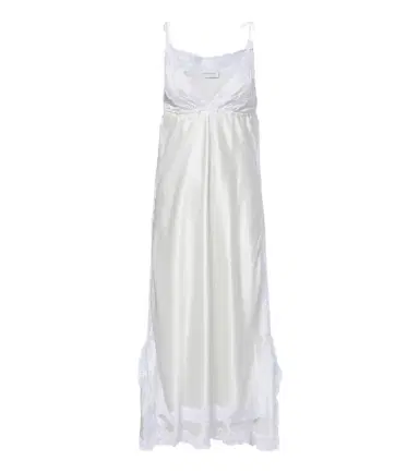 Magda Butrym Lace-trimmed silk satin slip dress | Thumbnail 1