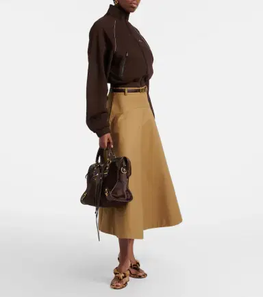 Balenciaga Le City Medium calf hair top-handle bag | Thumbnail 5