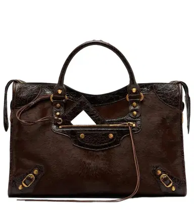 Balenciaga Le City Medium calf hair top-handle bag | Thumbnail 1