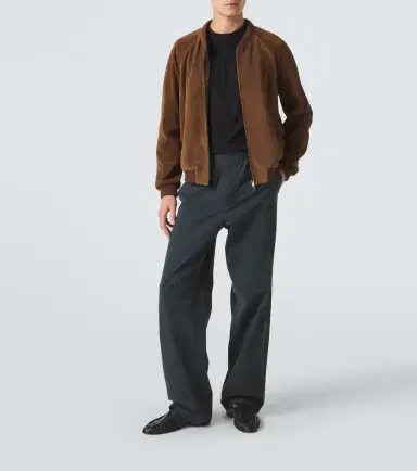 The Row Ramiro suede bomber jacket | Thumbnail 4 The Row Ramiro suede bomber jacket | Thumbnail 4