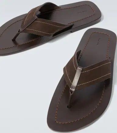 The Row Dan suede thong sandals | Thumbnail 3