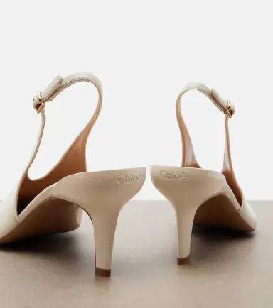Chloé Chloé Suzie leather slingback pumps | Thumbnail 2 Chloé Chloé Suzie leather slingback pumps | Thumbnail 2