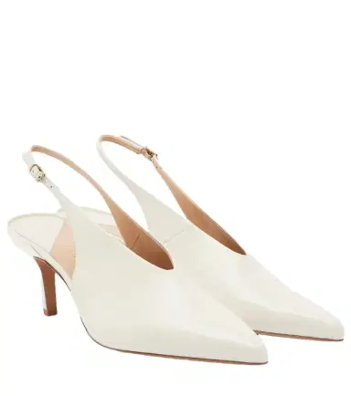 Chloé Chloé Suzie leather slingback pumps | Thumbnail 1 Chloé Chloé Suzie leather slingback pumps | Thumbnail 1