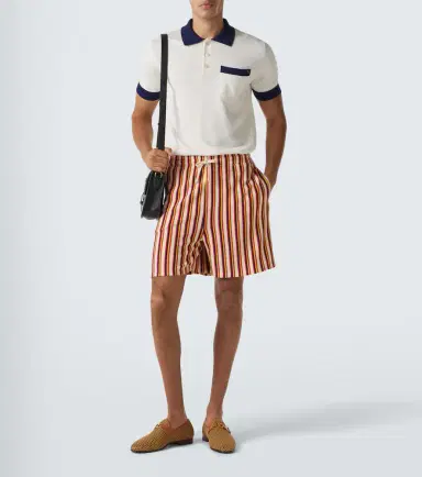 Valentino Striped terry shorts | Thumbnail 2