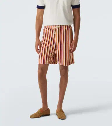 Valentino Striped terry shorts | Thumbnail 4