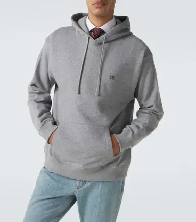 Valentino VLogo cotton jersey hoodie | Thumbnail 5 Valentino VLogo cotton jersey hoodie | Thumbnail 5
