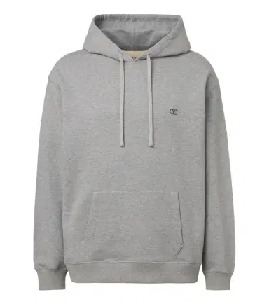 Valentino VLogo cotton jersey hoodie | Thumbnail 1 Valentino VLogo cotton jersey hoodie | Thumbnail 1
