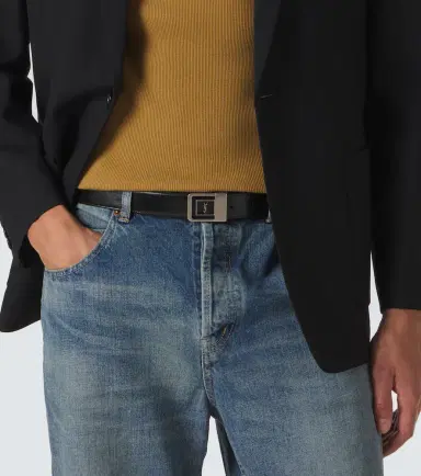 Saint Laurent La 66 leather belt | Thumbnail 3 Saint Laurent La 66 leather belt | Thumbnail 3
