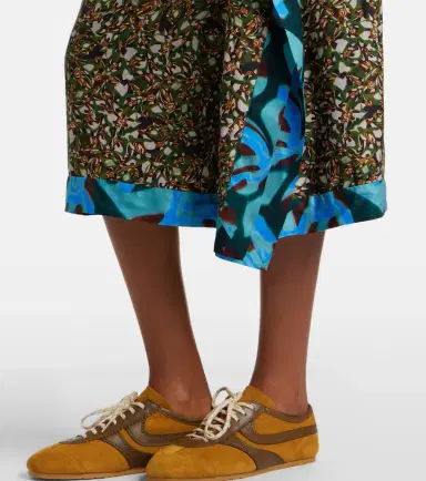 Dries Van Noten Printed ruffled midi skirt | Thumbnail 2 Dries Van Noten Printed ruffled midi skirt | Thumbnail 2