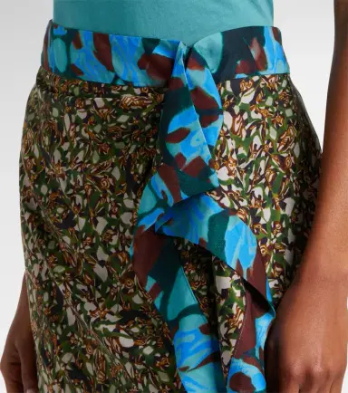 Dries Van Noten Printed ruffled midi skirt | Thumbnail 5 Dries Van Noten Printed ruffled midi skirt | Thumbnail 5