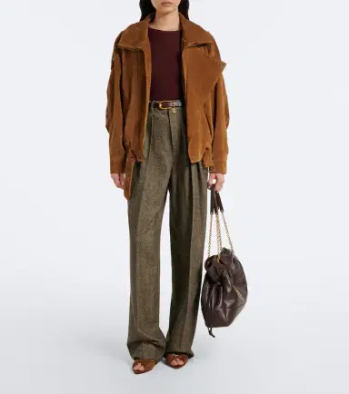 Saint Laurent Ribbed-knit wool, cashmere, and silk top | Thumbnail 6 Saint Laurent Ribbed-knit wool, cashmere, and silk top | Thumbnail 6