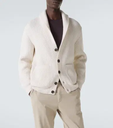 ELEVENTY Ribbed-knit wool cardigan | Thumbnail 4