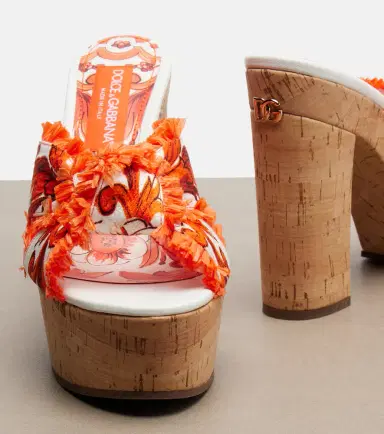 Dolce & Gabbana Majolica brocade platform sandals | Thumbnail 4 Dolce & Gabbana Majolica brocade platform sandals | Thumbnail 4