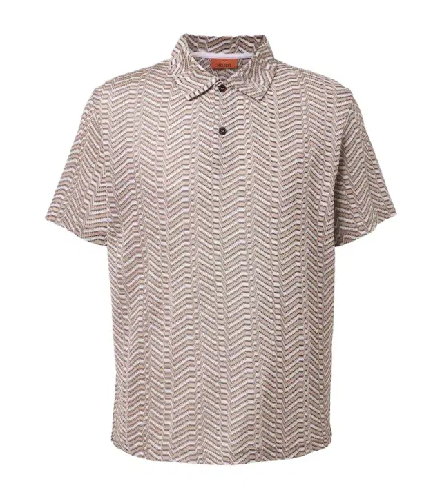 Missoni Greek Key polo shirt