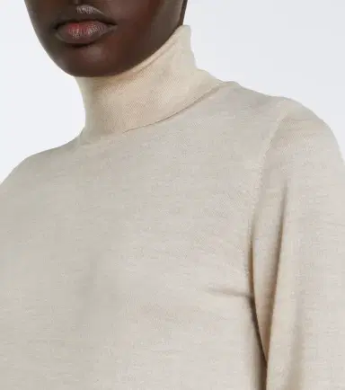Brunello Cucinelli Cashmere and silk turtleneck sweater | Thumbnail 5