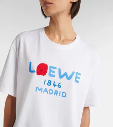Loewe Logo cotton jersey T-shirt | Thumbnail 4 Loewe Logo cotton jersey T-shirt | Thumbnail 4