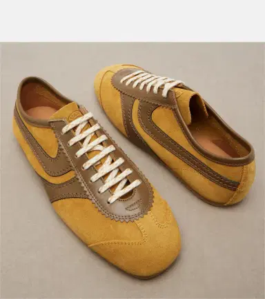Dries Van Noten Leather-trimmed suede sneakers | Thumbnail 2 Dries Van Noten Leather-trimmed suede sneakers | Thumbnail 2